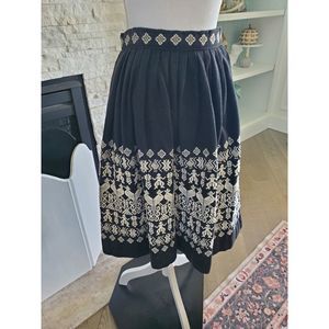 Black and white print skirt,  xs
